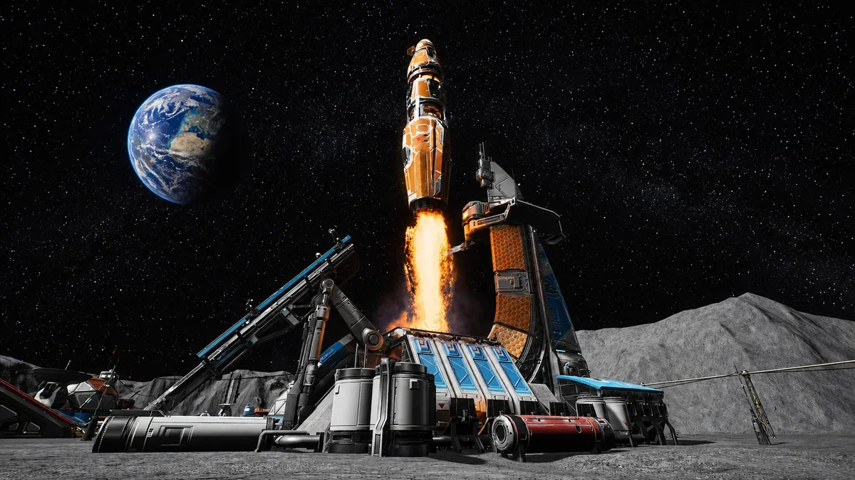 The Crust veut donner une histoire à votre usine lunaire, et c'est là qu'il devient autre chose qu'un Factorio spatial